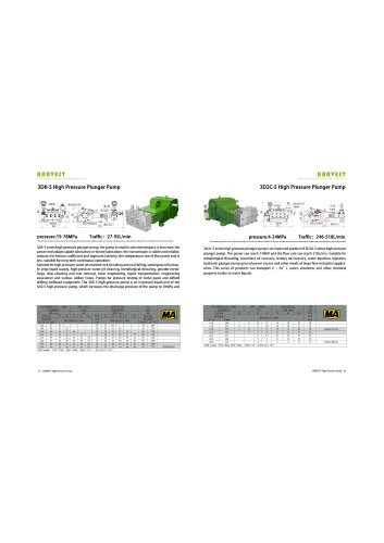 Industrial Ultra high pressure High flow Water Injection Pump