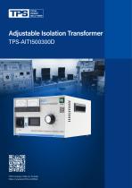 Adjustable Isolation Transformer TPS-AIT1500300D