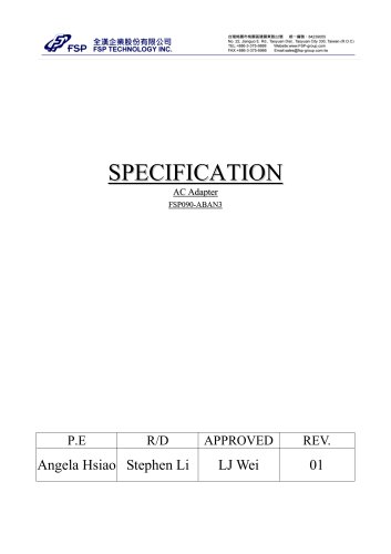 FSP090-ABAN3_spec