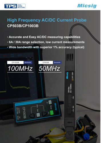 High Frequency AC/DC Current Probe  CP503B/CP1003B