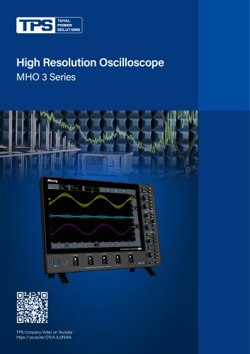 High Resolution Oscillograph MHO 3 Series