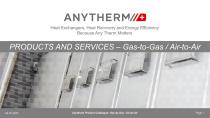 Anytherm Gas-to-Gas (Air-to-Air) Heat Recovery