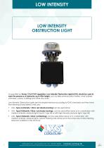 LIOL-A, LIOL-B and LIOL-E LOW INTENSITY OBSTRUCTION LIGHT