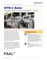 HTR-C Baler Two-Ram Baler for MSW and RDF, C - Series
