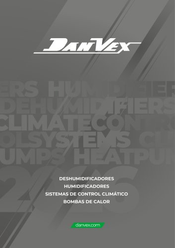 Catálogo de deshumidificadores de aire DanVex