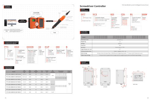 TCD Handheld Current Intelligent Screw Driver Model