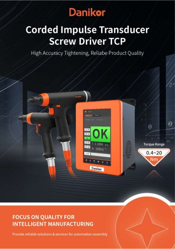 TCP Corded Impulse Transducer Screw Driver