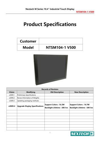 NTSM104-1 V500