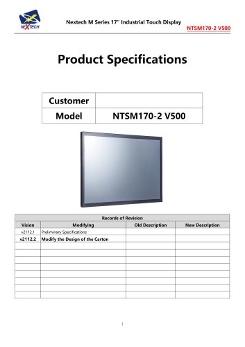 NTSM170-2 V500