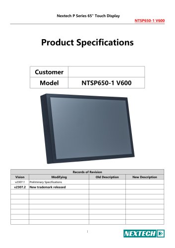 NTSP650-1 V600