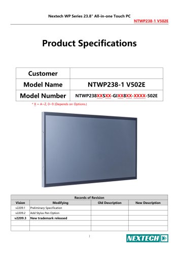 NTWP238-1 V502E