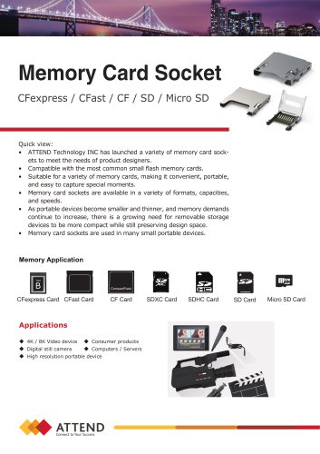 Memory Card Socket