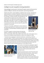 Quality control during the manufacturing process dsound® USS4-LS