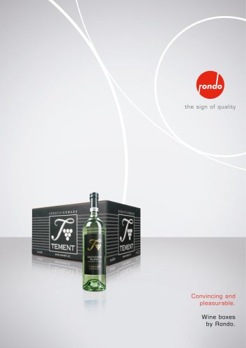 Rondo wine packaging