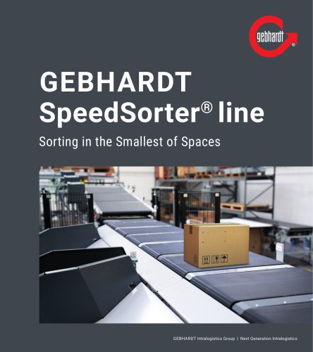 SpeedSorter® line - Sorting in the Smallest of Spaces