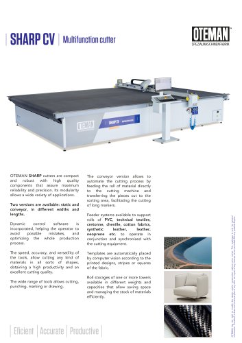 SHARP CV - Automatic multifunction cutter