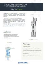 MERLIN liquid cyclonic separator