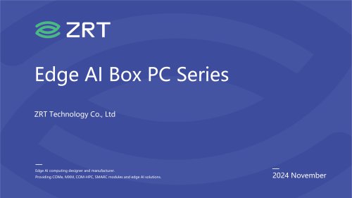 Edge AI Box PC Series Catalogue