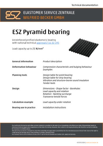 ESZ Pyramid bearing