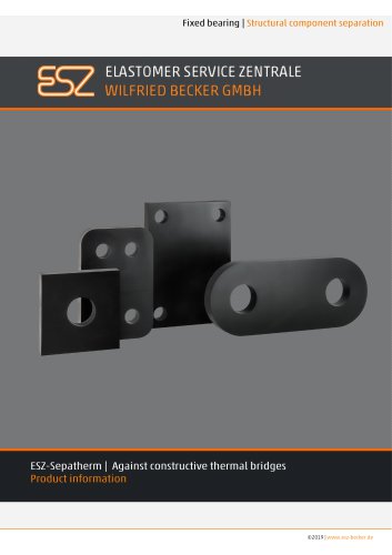 ESZ-Sepatherm I Against constructive thermal bridges