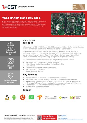 VEST iMX8M Nano Dev Kit S