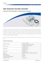 High Temperature Humidity Transmitter with Probe
