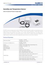 Humidity and Temperature Sensor DB510 with An External Probe for Agriculture