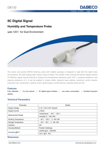 Humidity Probe DB130