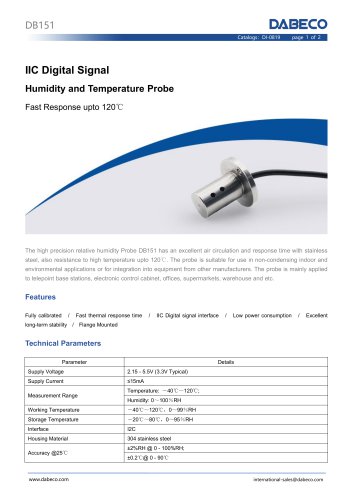 Humidity Probe DB151