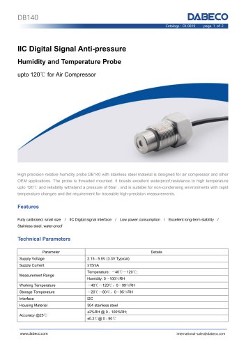 Humidity Sensor DB140