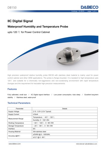 Humidity Sensor DB150