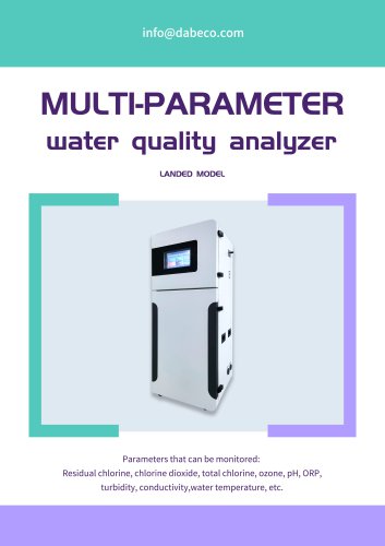 online multi-parameter water quality analyzer W1465-ZS-CPET-07