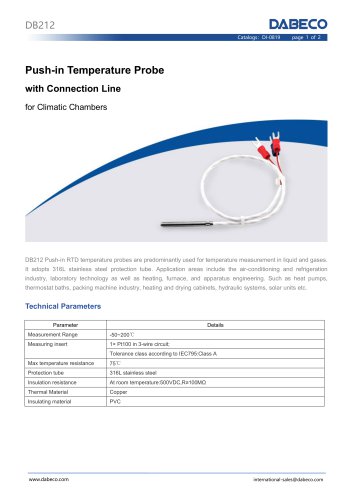 Temperature Probe DB212