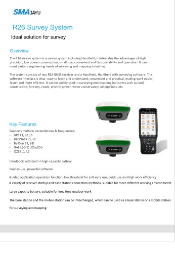 R26 survey system