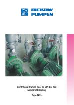Centrifugal Pumps acc. to DIN EN 733 with Shaft Sealing Type NKL