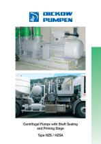 Centrifugal Pumps with Shaft Sealing and Priming Stage Type HZS / HZSA