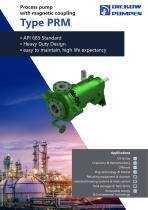 Process pump with magnetic coupling Type PRM
