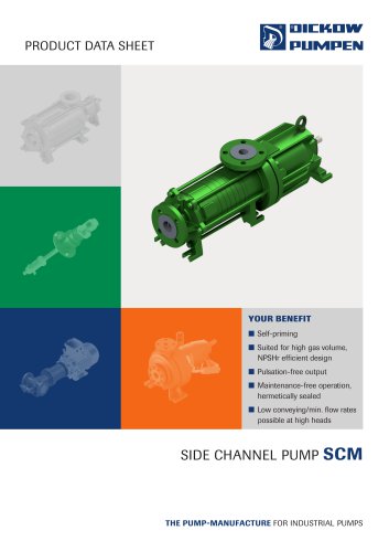 SIDE CHANNEL PUMP SCM