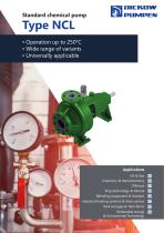Standard chemical pump Type NCL 