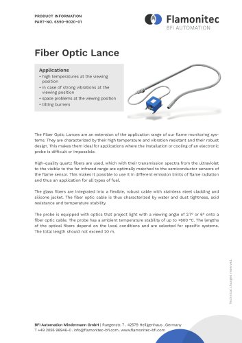 Fiber Optic Lance