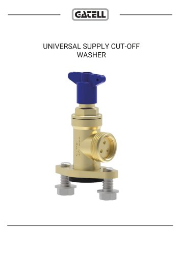 ANTI-FRAUD SYSTEMS - UNIVERSAL SUPPLY CUT-OFF WASHER