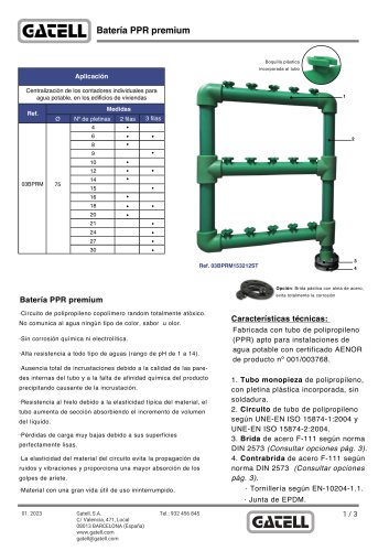 Batería PPR premium