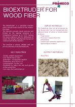 BIOEXTRUDER FOR  WOOD FIBER