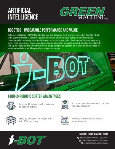 i-BOT® ROBOTIC SORTER