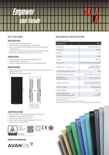 SKALA Datasheet V4.11