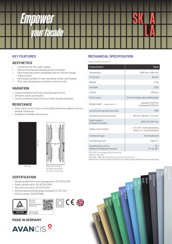 SKALA Datasheet V4.9