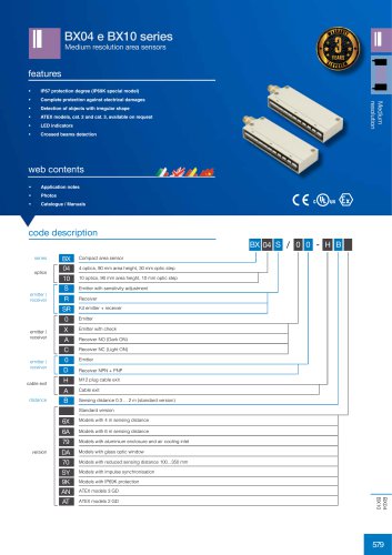 BX04 et BX10 series