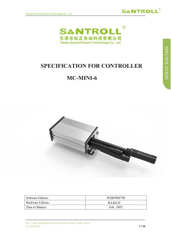 SANTROLL Brushless motor controller MC-MINI-6S