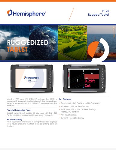 HT20 Rugged Tablet