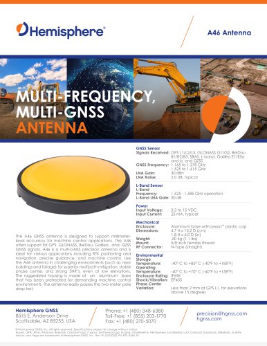 MULTI-FREQUENCY, MULTI-GNSS ANTENNA
